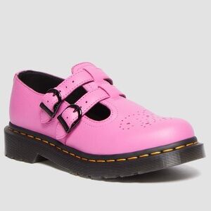 Dr. Martens 8065 VIRGINIA LEATHER MARY JANE SHOES Thrift Pink - Women’s Size 9